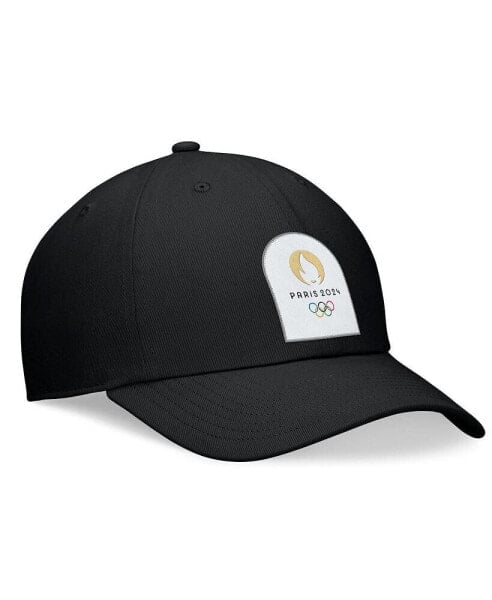 Men's Black Paris 2024 Summer Adjustable Hat