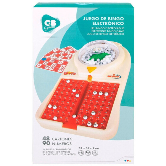 CB GAMES Electric Bingo 48 Cartons 22x38 cm Board Game