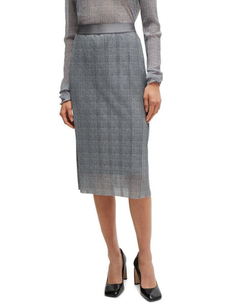 Women's Print Slim-Fit Skirt