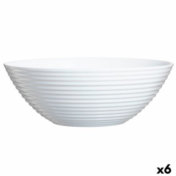 Салатник стеклянный Luminarc Harena Белый (Ø 27,3 см) (6 штук)