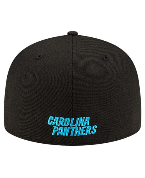 Men's Black Carolina Panthers Team Basic 59FIFTY Fitted Hat