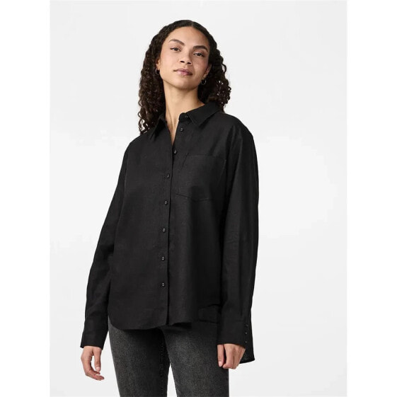 YAS Flaxy Long Sleeve Shirt