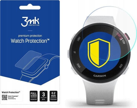 3MK Szkło Garmin Forerunner 45s - Watch Protection™ v. FlexibleGlass Lite