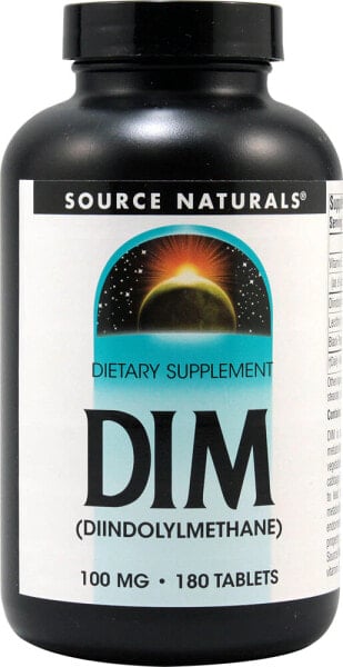 Source Naturals DIM Diindolymethane Дииндолилметан 100 мг 180 таблеток