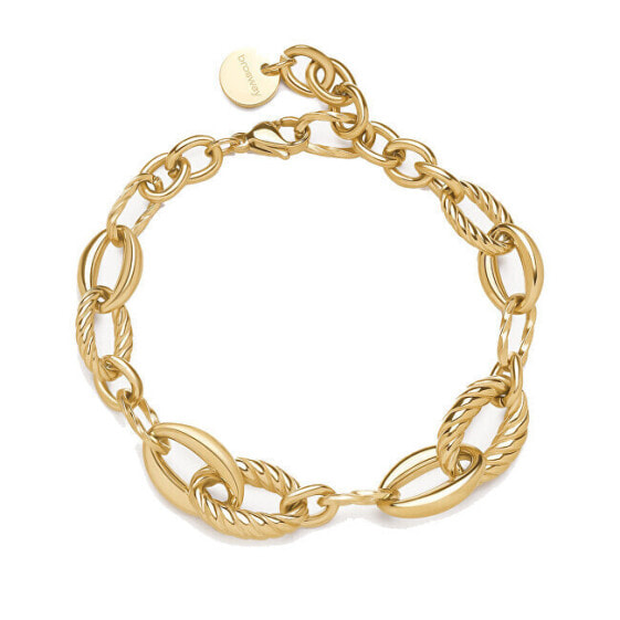 Amy BAY13 statement gold plated bracelet