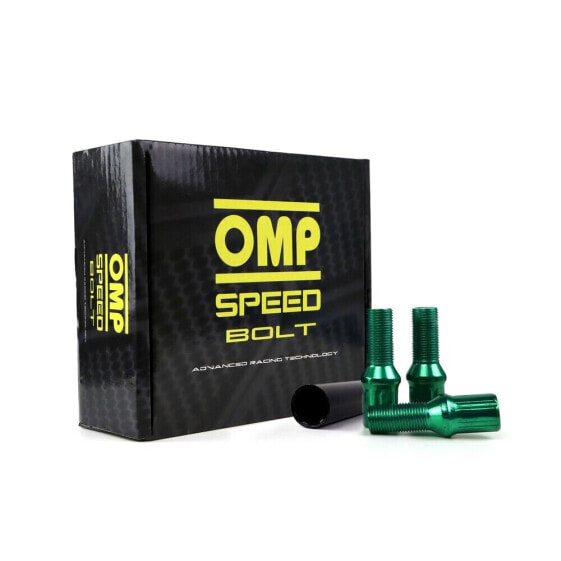 Гайки комплект OMP 27 мм Зеленый 20 шт M12 x 1,25