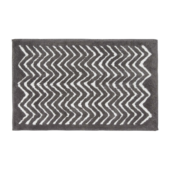 Rutschfeste Badematte mit Chevron Muster