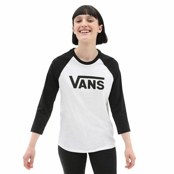 Футболка женская Vans Drop V Raglan разноцветная