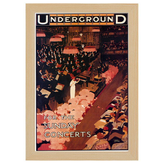 Bilderrahmen Poster 1912 Concerts