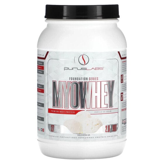 Foundation Series, MyoWhey, Vanilla Ice Cream, 2 lb (0.907 kg)