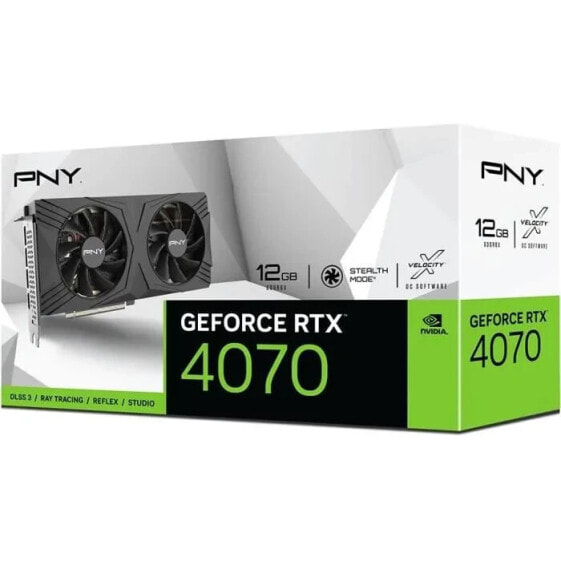 Видеокарта PNY GeForce RTX 4070 Verto - 12G