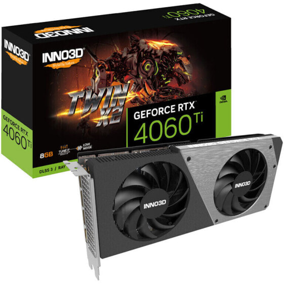 INNO3D GeForce RTX 4060 Ti Twin X2, 8192 MB GDDR6