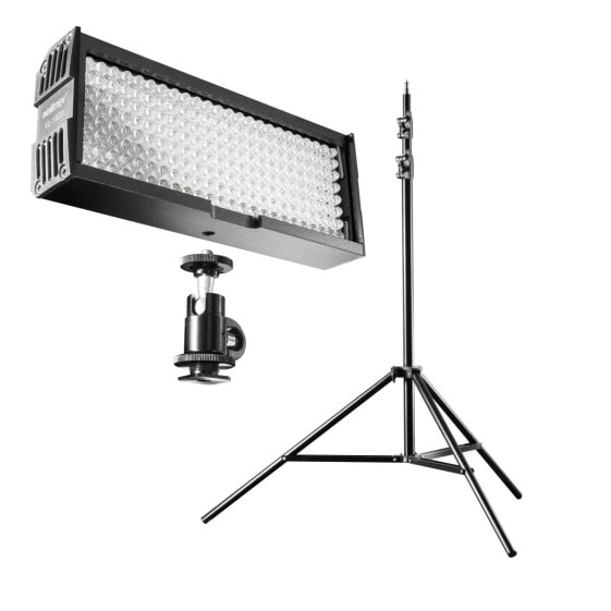 Walimex LED Video Light - Black - Aluminum - Plastic - 5000 K - 1 pc(s) - 1 lamp(s)