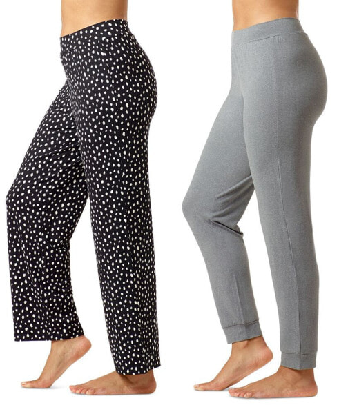 Women's 2-Pk. Pure Comfort Mid-Rise Pajama Pants