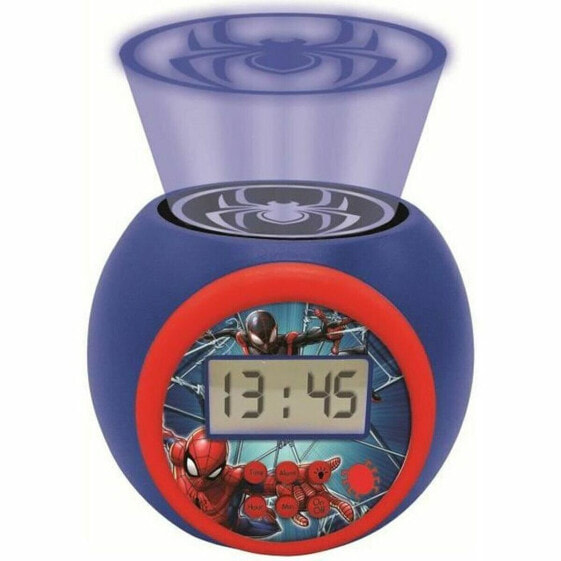 Часы-будильник проектор Spider-Man Lexibook