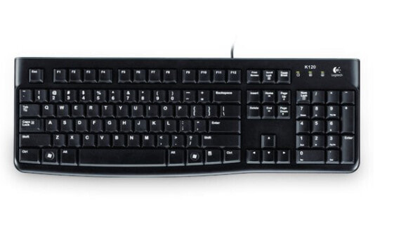 Logitech Keyboard K120 for Business - Wired - USB - QWERTZ - Black