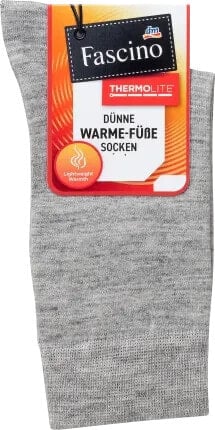 Socken mit Wollanteil Thermolite® grau Gr. 35-38, 1 St