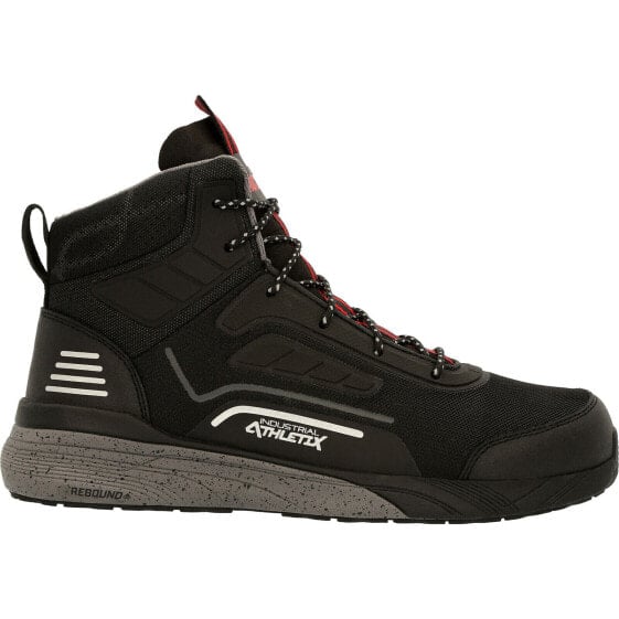 Rocky Industrial Athletix Hi-Top Composite Toe Mens Black Wide Work Boots 9