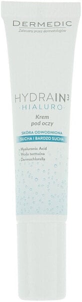 Augenkonturcreme für trockene und dehydrierte Haut mit Hyaluronsäure