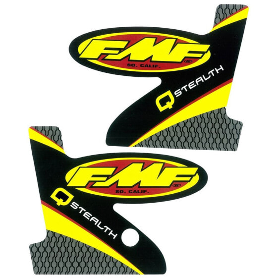Наклейки для выхлопной системы FMF Q Stealth Wrap Logo 2 штуки