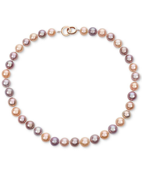 Multicolor Cultured Freshwater Pearl 21" Statement Necklace (12-14mm)