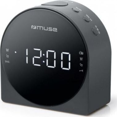 Radiobudzik Muse Muse Dual Alarm Clock radio PLL M-185CR AUX in,
