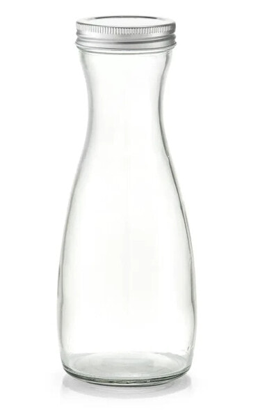 Хранение продуктов Zeller стеклянная бутылка с металлической крышкой 1000 мл