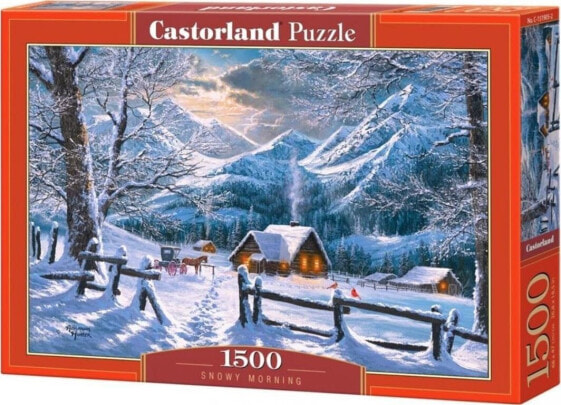 Пазл развивающий Castorland Puzzle 1500 элементов утро в горах
