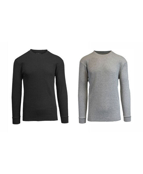 Men's Waffle Knit Thermal Shirt, Pack of 2