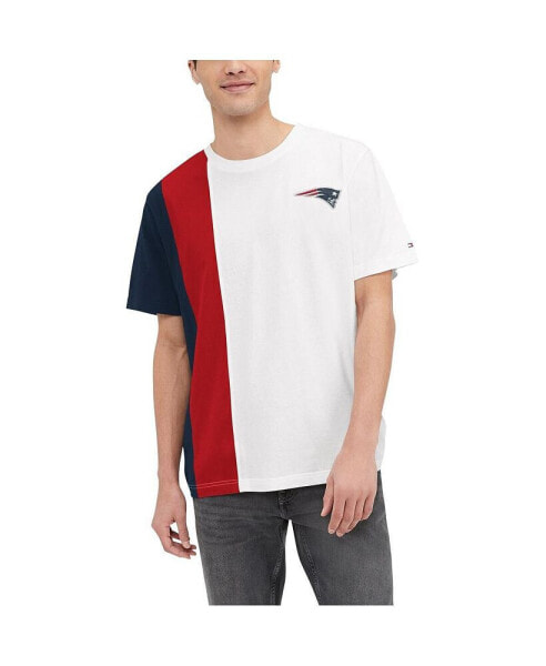 Men's White New England Patriots Zack T-shirt