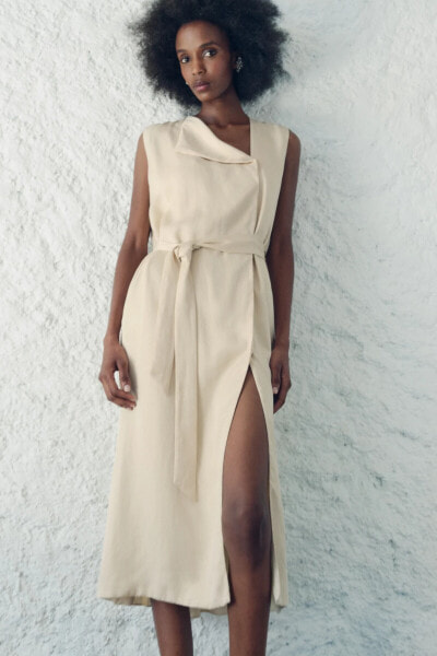 ZW COLLECTION PLEATED BACK DRESS