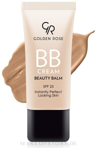 BB Creme für einen perfekten Teint mit LSF 25 - Golden Rose BB Cream Beauty Balm 06 - Dark