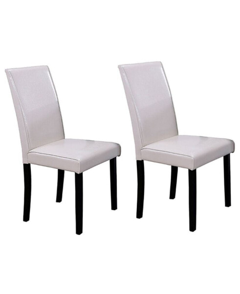 Megan Contemporary Dining Side Chairs, Set of 2