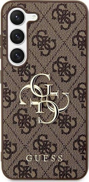 Guess GUESS SAMSUNG S24+ GUHCS24M4GMGBR METAL LOGO BROWN