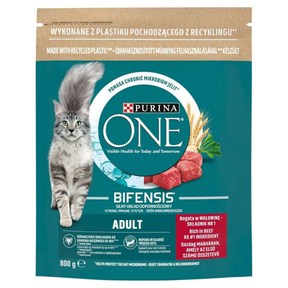 Сухой корм Purina One Bifensis Для взрослых кошек Телятина 800 г