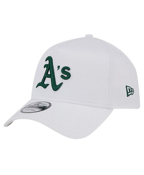 Men's White Oakland Athletics TC A-Frame 9FORTY Adjustable Hat