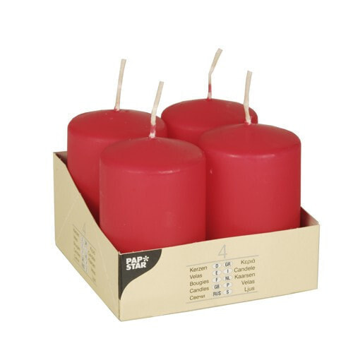 PAPSTAR 10490 - Cylinder - Red - 16 h - 4 pc(s)
