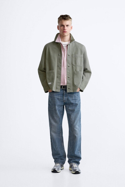 Textured overshirt