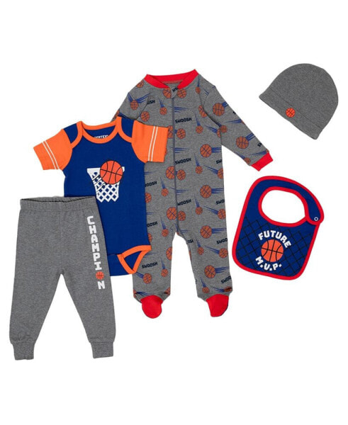 Baby Boys Basketball 5 Piece Set