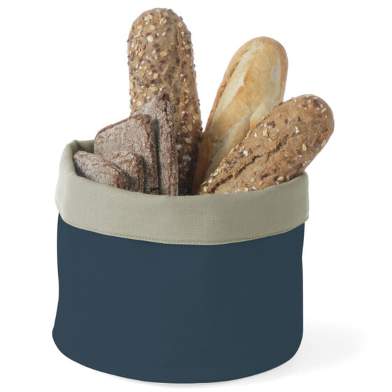 Basket bag for bread, round dia. 15cm dark blue - Hendi 429013