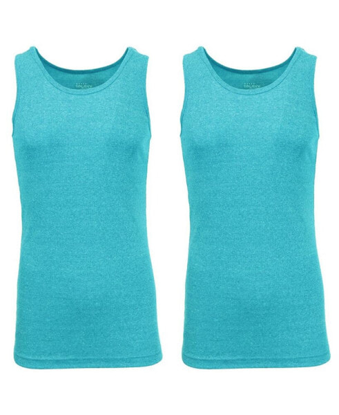 Men's Famous Heavyweight Ribbed Tank Top, Pack of 2