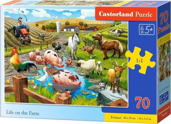 Castorland Puzzle 70 Life on the Farm CASTOR
