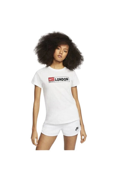 Sportswear Basic Tee City Series London Baskılı Beyaz Tişört Cz0197-100