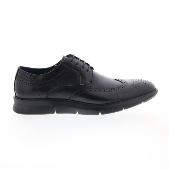 Zanzara Helston Mens Black Oxfords & Lace Ups Wingtip & Brogue Shoes 11