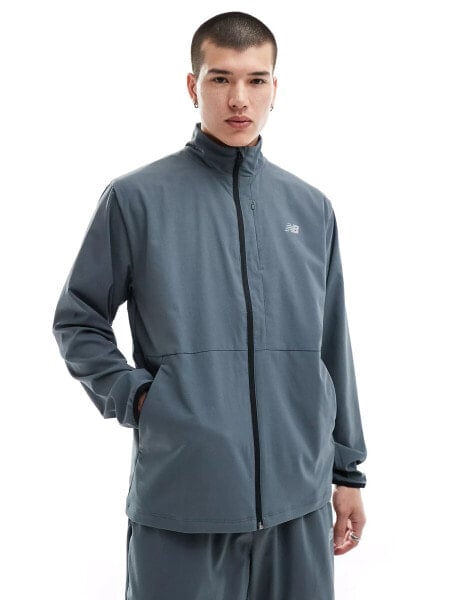 New Balance Stretch woven jacket in grey