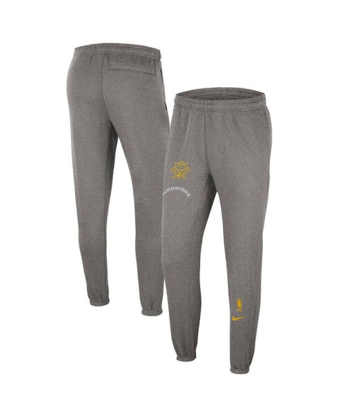 Men's Heather Charcoal Golden State Warriors 2022/23 City Edition Courtside Brushed Fleece Sweatpants