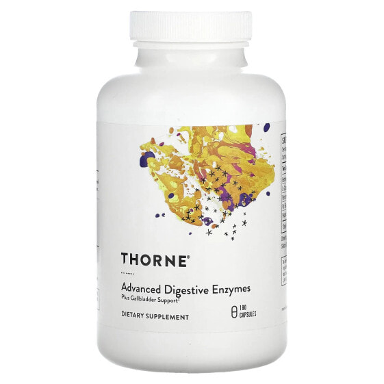 Капсулы для пищеварения Thorne Advanced Digestive Enzymes, 180 шт.