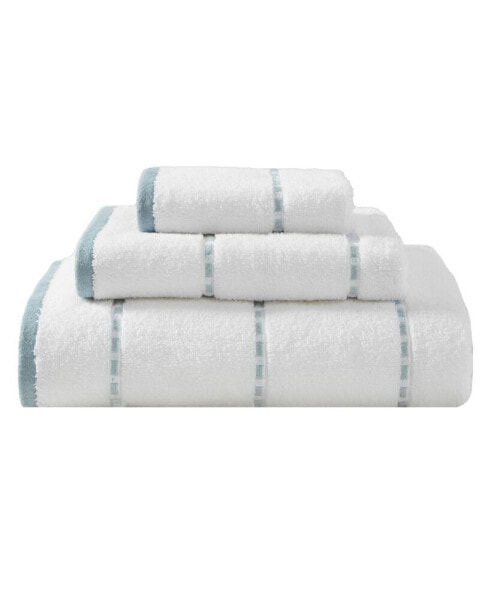 Ridley Solid Cotton Terry Quick Dry 3-Pc. Bath Towel Set