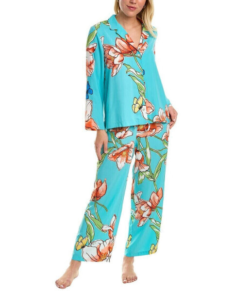 Natori 2Pc Wild Poppy Pajama Set Women's