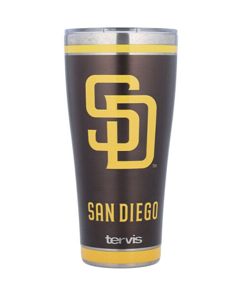 San Diego Padres 30 Oz Homerun Stainless Steel Tumbler with Slider Lid